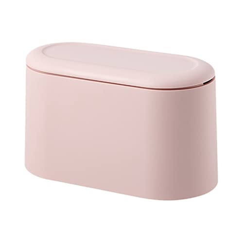 SKIMT Kuka Fürdőszoba Egyszerű Mini Asztali Szemetes, Push-Nyitott Fedél Típus Dupla Rétegű, Szemetes,