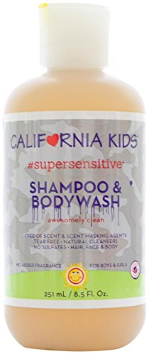 Kaliforniai Gyerekek nagyon Érzékeny Sampon Bodywash | Növényi Alapú (USDA Hitelesített) | Allergia