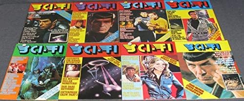 1976-os ÉVJÁRATÚ TV SCI-FI Havi Kérdéseket 1- 8 Magazinok - Készlet 8 sm