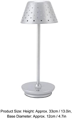 Yosoo asztali Lámpa, LED, asztali Lámpa Retro Egyszerű, Vezeték nélküli Design Fokozatmentes Fényerő Érintse