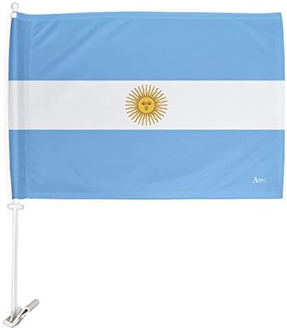 Argentína Zászló vb 2022 Argentin Autó Zászló Bandera Para Carros De Auto Dekoráció Kis Banner Ablak Klip