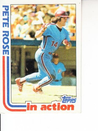 1982 Topps Baseball 781 Pete Rose Akció