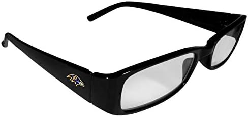 NFL Baltimore Ravens Unisex Nyomtatott Olvasó Szemüveg, +1.75, Fekete, Egy Méret