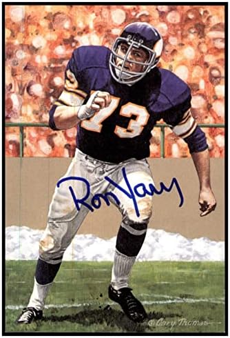 Ron Yary Aláírt gólvonalon, Art-Kártya mlcsz-nek Dedikált Vikingek PSA/DNS AL85468 - Dedikált NFL Labdarúgó-Kártyák