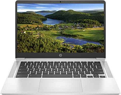 2022 Legújabb HP Chromebook Laptop, 14 HD kijelző, AMD 3015Ce Processzor, 4 GB RAM, 32 gb-os eMMC Flash