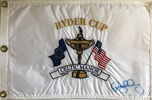 Rory Mcilroy Aláírt Ryder kupa golf zászló celtic manor pga