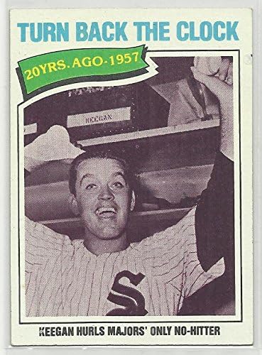 Fordítsa Vissza az időt Bob Keegan 1977 Topps Baseball Kártya 436 Chicago White Sox