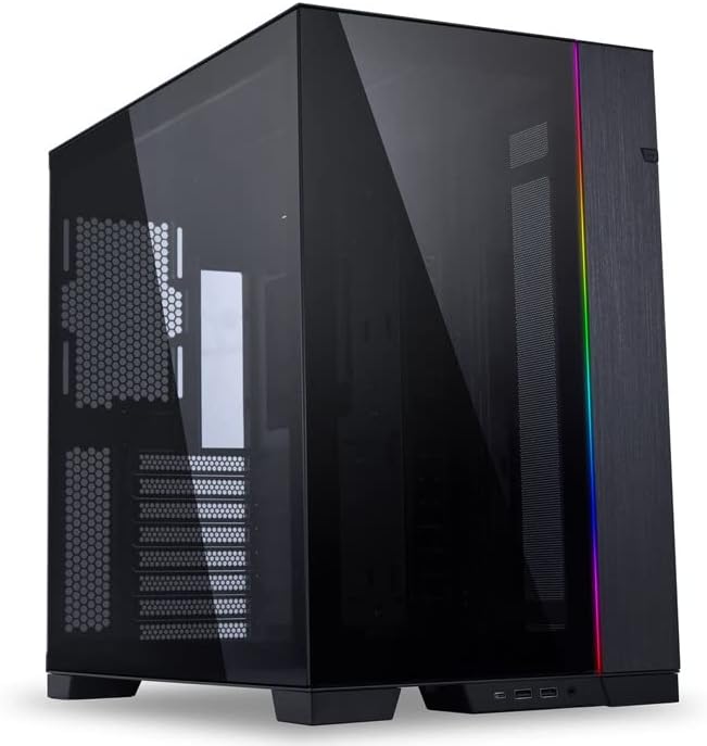 Lian Li LI PC-O11 Dinamikus EVO Fekete ATX Full Tower Gaming Számítógép Esetében - O11DEX