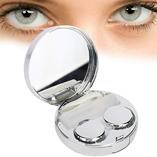 Kontaktlencse Esetekben, Hordozható kontaktlencse Doboz Készlet a Tükör Tükröző kontaktlencse Tároló Doboz