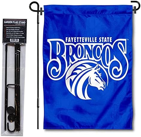 Fayetteville State Broncos Logó Kert Zászló, illetve Lobogó Álljon Rúd Tartóját Készlet