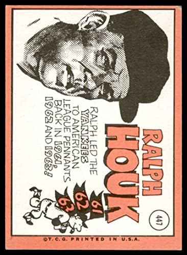 Ralph Houk Kártya 1969 Topps 447B