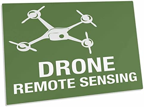 3dRose Nagy Zöld Drón Repülő távérzékelés - Asztal Pad tányéralátétek (dpd-179895-1)