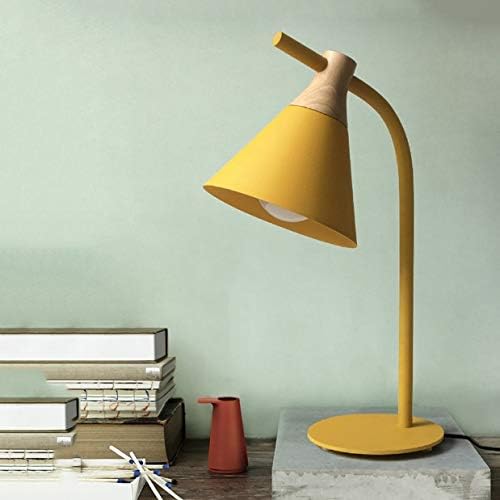 nem-logó WAJklj Egyszerű Vas Fa asztali Lámpa, Modern Vidéki asztali Lámpa LED Tanulmány Szobás Üzlethelyiség