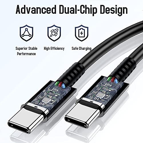 USB-C Szuper Gyors Fali Töltő, 2-Komponensű 25W USB-C, Gyors Töltő, 2-Komponensű 5Ft Típus C Típus C Kábel