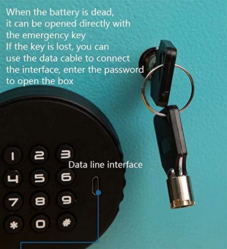 Digitális Széf Biztonságos Tömör Acél biztonsági Doboz Digitális Biztonságos Billentyűzet Password Lock