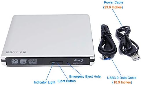 USB 3.0 Hordozható Külső 6X 3D BD-RE DL 50GB Blu-ray-Író Lenovo ThinkPad E580 E590 E 590 580 490 E490