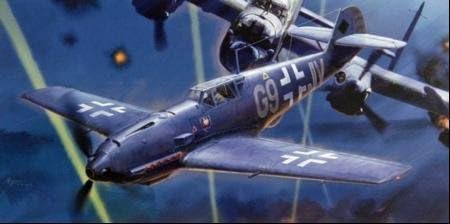 1/32 Káosz Bf109E Éjszakai Harcos