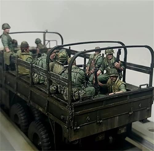 Goodmoel 1/35 Vietnami Háború MINKET Gyalogság Gyanta Katona Modell Összeszerelt, valamint Festetlen Miniatűr