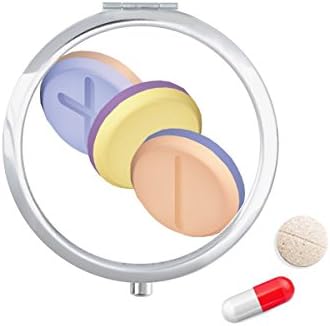 Egészségügyi Termékek Tabletta Minta Illusztráció Tabletta Esetben Zsebében Gyógyszer Tároló Doboz, Tartály