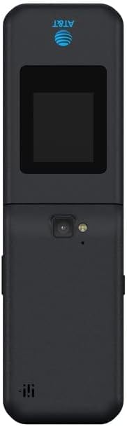 Az AT&T Cingular Flex 4G LTE Flip Phone ATTEA211101, 4GB, Szén, Fuvarozó Zárva, hogy az AT&T Szürke (Felújított)