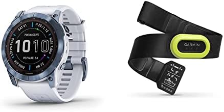Garmin Fenix 7X Zafír Napenergia, Nagyobb Kaland smartwatch & HRM-Pro Prémium pulzusmérő Mellkas Heveder,