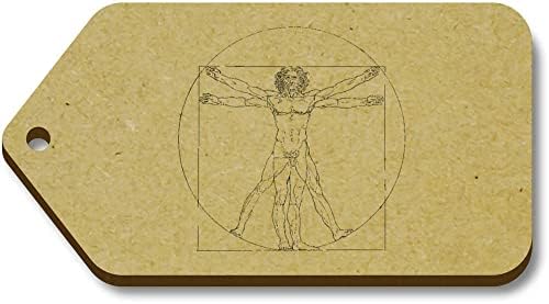 10 x Nagy 'Vitruvius-tanulmány Fa Ajándék Kategória (TG00112689)