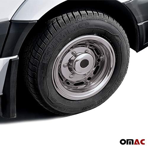 OMAC Autóipari Tartozékok Kerék Szimulátorok Rozsdamentes Acél 16 colos Szett (4) Van Hub Caps Teljes