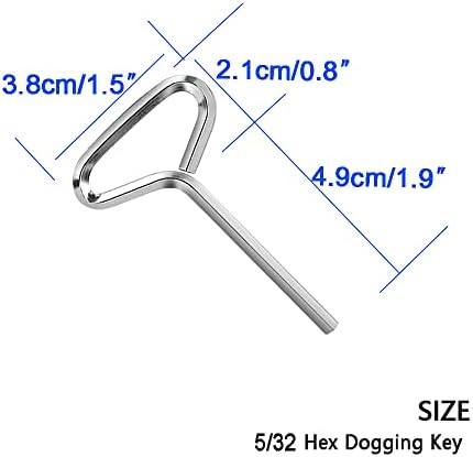 WOODGUILIN 5/32 Standard Hex Fogó Kulcs T Gyűrű Teljes Hurok, Kulcs-Gyűrű Stílus Fogó Kulcs Készlet， 5/32