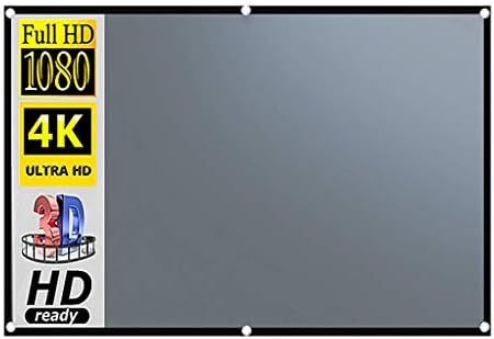 LIRUXUN 4:3 Projektor Anti fényfüggöny 84/100/ 110 Hüvelyk Hordozható 3D-s Vetítés Képernyőjén a Fekete