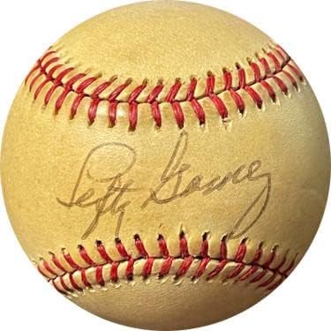 Lefty Gomez aláírt ROAL Rawlings Hivatalos Amerikai profi Baseball-Liga tónusú - SZÖVETSÉG LOA (Yankees/Szenátorok)