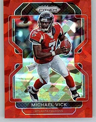 2021 Panini Prizm Prizm Piros Jég 330 Michael Vick Atlanta Falcons NFL Labdarúgó-Trading Card