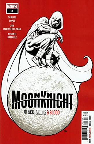 Moon Knight: Fekete, Fehér, Vér 3 VF/NM ; Marvel képregény | Frank Cho