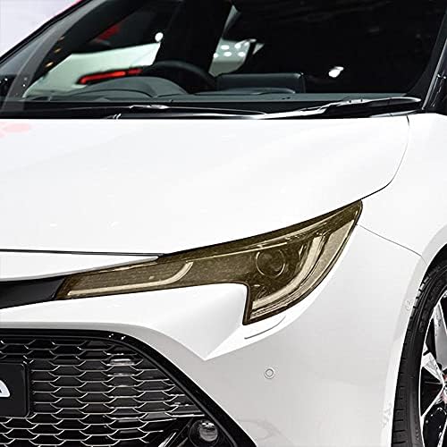 HLLebw Autó Fényszóró Árnyalat Fekete Védőfólia Átlátszó TPU Matrica Toyota Corolla Nms 2014 2018 E210