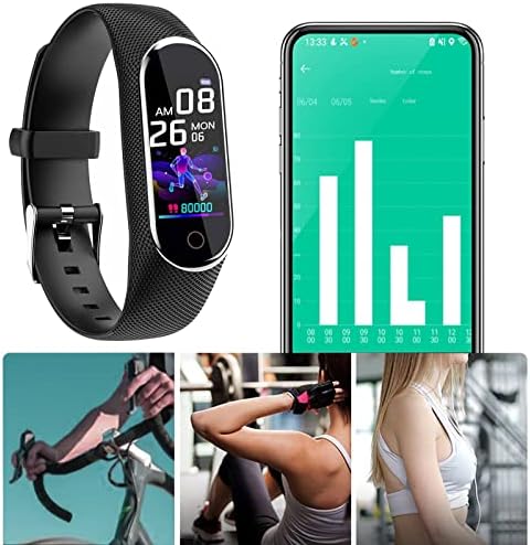 Bluetooth Smart Karkötő - Okos Karszalag iOS, Android, Okos Óra Szinkronizálás pulzusszám Hívás, SMS Emlékeztető,