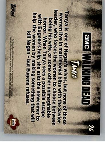 2018 Topps Walking Dead Vadász a Vadászható 96 Tanya Trading Card