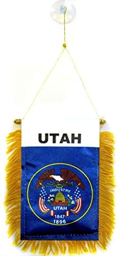 1000 Zászlók Korlátozott Utah Állami Zászló, Autó Ablak Lóg Zászlót