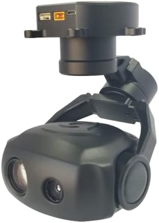 TOPOTEK TSHD10T3 Drón Gimbal Kamera, 3-Tengelyes Stabilizáló Hasznos, 10x Optikai Zoom, 320×240 IR Termikus,