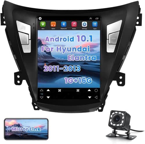 Roinvou 1+16G, Android 10.1 Autó Sztereó Hyundai Elantra 2011 2012 2013 9,7 Hüvelykes Függőleges érintőképernyő