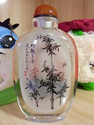 2019 új dögös ajándék Gyűjthető Bruce Li Kreatív Belül festett tubákos palack Kanál fül vegye Kínai ajándékok
