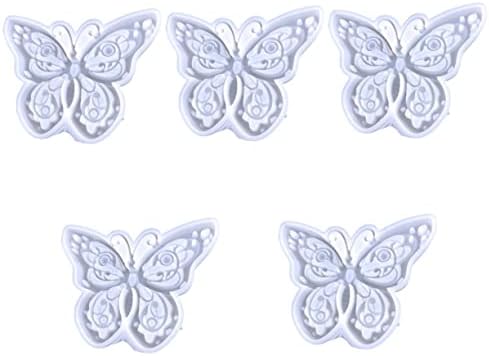 COHEALI 5db Pillangó Penész Agyag Kézműves Szilikon Gumi Formák Dísz Kézműves DIY Kézműves DIY Kit Szappan