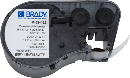 Brady-131577 M-89-422 Címkék BMP53/BMP51 Nyomtatók-0.5x1.50