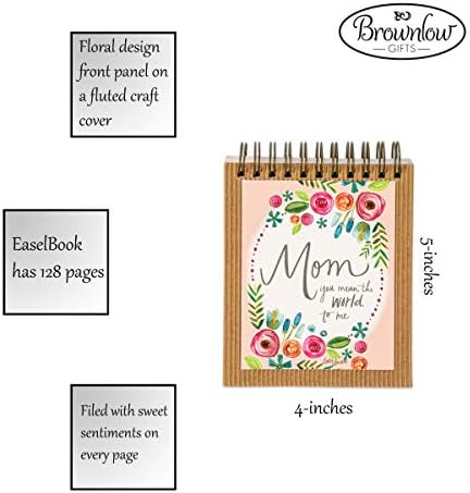 Brownlow Ajándékok Egyszerű Inspirációk Édes Érzések EaselBook, 4 x 5 Hüvelyk, Anya: Hogy A Világot Jelentette
