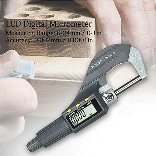 ZZABC YBKCGYYJ Digitális Mikrométer 0-25mm Elektronikus Digitális Külső Mikrométer 0.001 mm-es Nagy Pontosságú