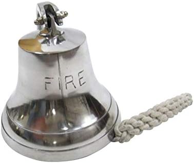 Alumínium Tűz Bell, Króm Kivitelben - Tengeri Dekoráció