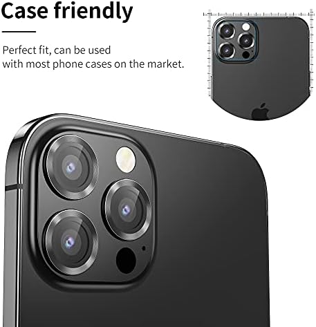 WSKEN [3+1 iPhone 13 Pro Max (6.7 hüvelyk)/ iPhone 13 Pro (6.1 hüvelyk) Kamera Lencséjét Védő,Anti Scrach