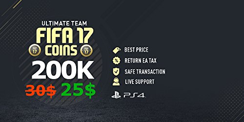 A FIFA 17 - FUT - ULTIMATE TEAM - PS4 - 200 Coins / Münzen / Pièces / Monete