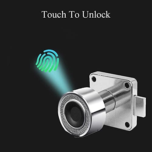 HTTJACK Cink Ötvözet Kulcsnélküli Mini Biometrikus Ujjlenyomat-Szekrény Fiókjában a Páncélszekrényt Zár
