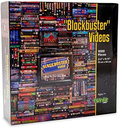 Blockbuster Korszak 1000 Darabos Puzzle, kirakós játék, a Gyerekek, valamint Felnőttek | 28 x 20 Cm