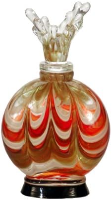 Dale Tiffany PG60526 Tűz Tánc Dekoratív Parfümös Üveg, 7-1/4-Es által 12-1/2-Es