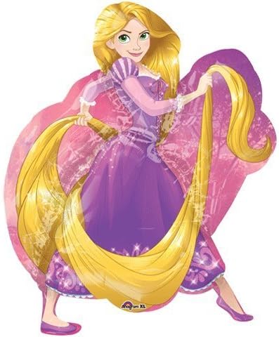 Anagramma Kusza Rapunzel Hercegnő 5. Születésnapi Party Léggömb, Dekorációk, Kellékek